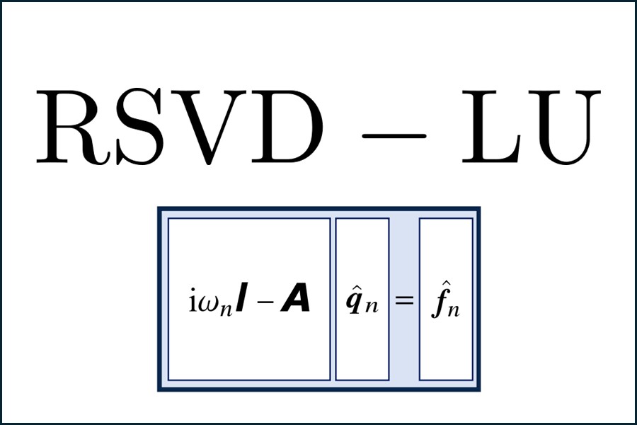 </p>
<p><strong>RSVD-LU</strong></p>
<p>An implementation of randomized resolvent analysis